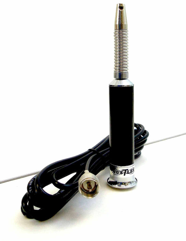 Hustler IC20B Black 44" Roof/Deck Mount CB Antenna with Spring