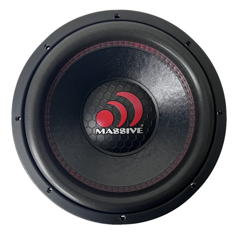 Massive Audio GTX124H 12" 800W RMS Dual 4-Ohm Subwoofer