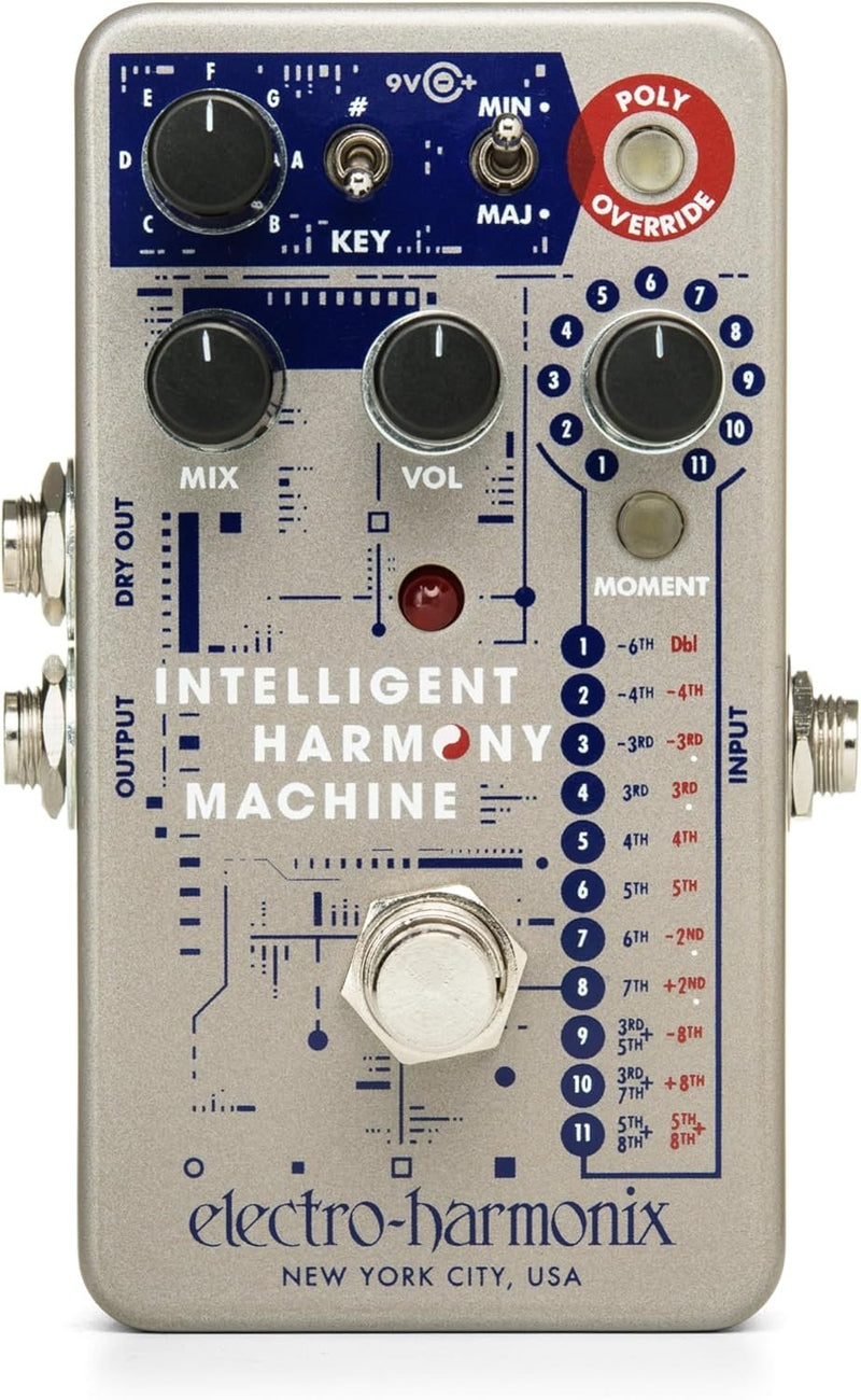 Electro-Harmonix Intelligent Harmony Machine – Harmonizer & Pitch Shifter Pedal