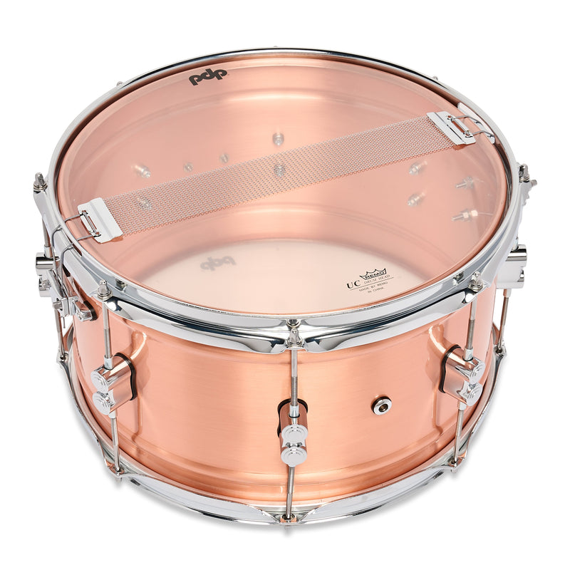 PDP PDSN0814NBCC Concept 8x14" Snare Drum – Brushed Copper Shell