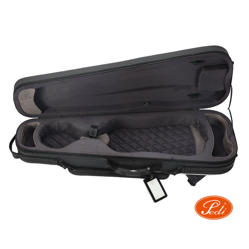 Pedi NiteFlash Superlite Violin Case 4/4 Black w/ Steel-Shield & Water-Resistant