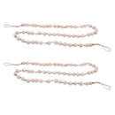 Melrose Wood Beaded String Garland (Set of 2)