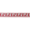 Melrose Tree and Deer Holiday Ribbon (Set of 2)