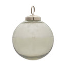 Ribbed Glass Ball Ornament (Set of 12)