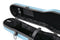 GEWA Bio-A Shaped 4/4 Violin Case - Blue w/ Backpack Straps New Open Box