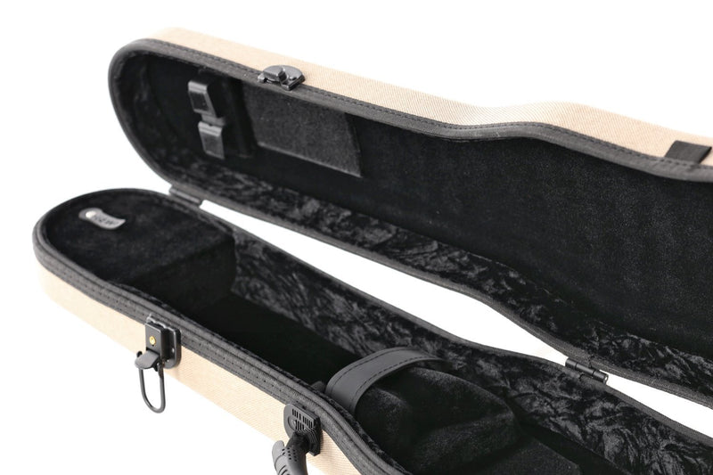 GEWA Bio-A Shaped 4/4 Violin Case Beige with Backpack Straps