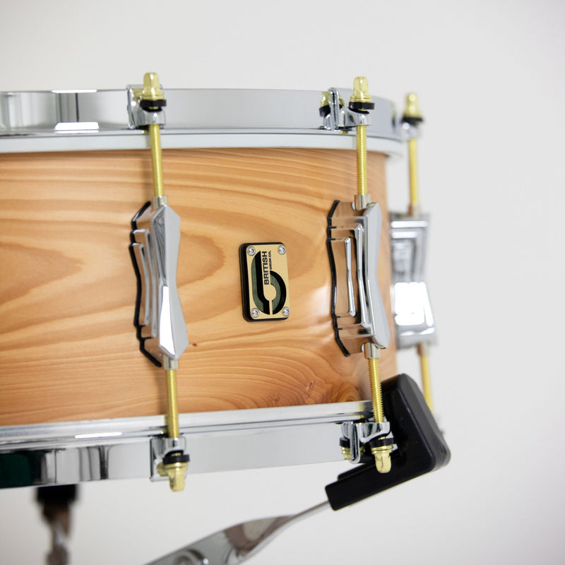 British Drum Co The Archer 14″×6″ Snare Drum - Yew Wood