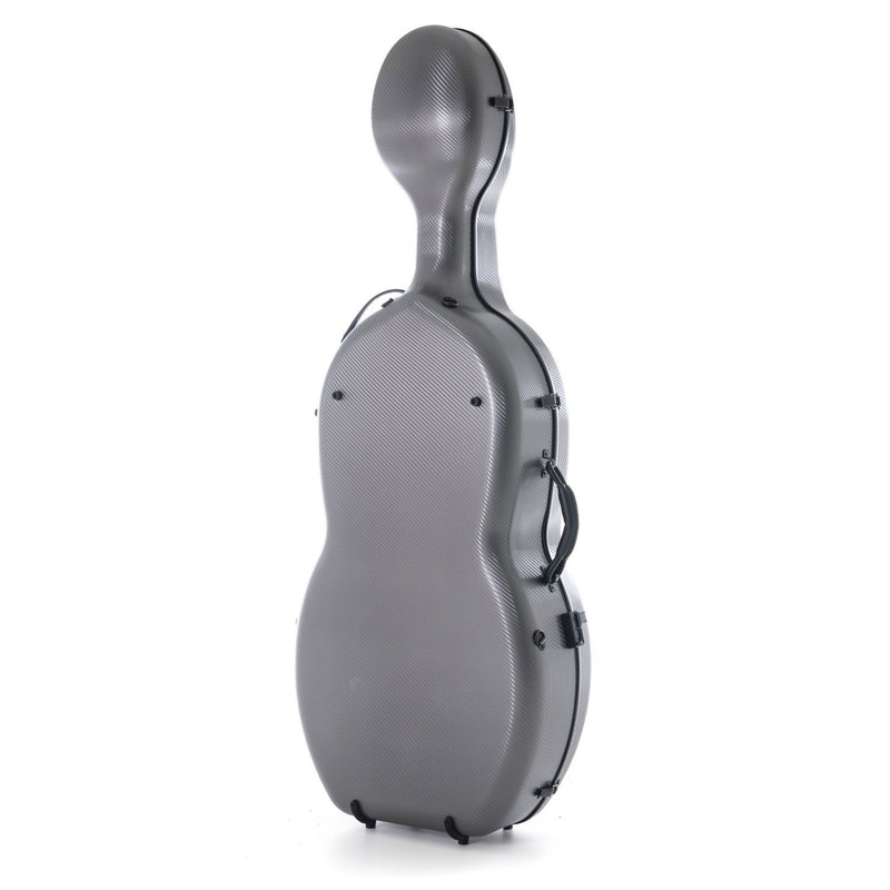 PURE by GEWA Polycarbonate 4.6 Cello Case – Grey w/ Backpack Straps