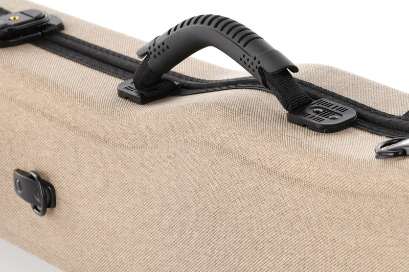 GEWA Bio-A Shaped 4/4 Violin Case Beige with Backpack Straps