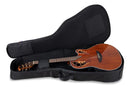 Ovation Mid/Deep Bowl & 12-String Guitar Gig Bag w/ Back Strap - Black - New Open Box