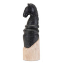 Melrose Mango Wood Knight Chess Piece Sculpture (Set of 2)