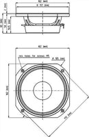 Eighteen Sound 6ND410 6.5" 8 Ohm Neodymium Midrange Speaker