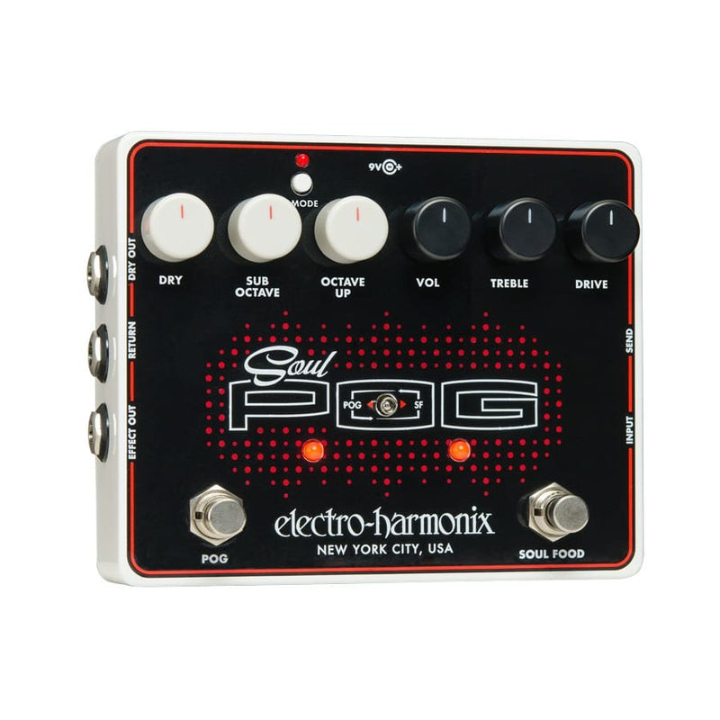 Electro-Harmonix Soul POG Overdrive and Octave Multi-Effect Pedal