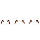 Melrose Candy Cane Ekkolight Garland 68"L