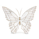 Melrose Stone Butterfly Shelf Sitter with White Washed Finish (Set of 3)