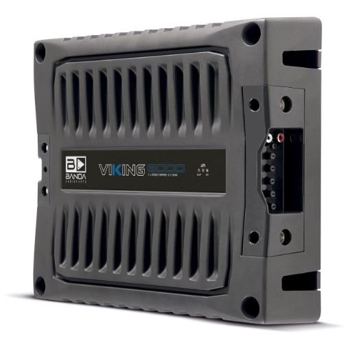 Banda VIK8000.1BK 8000W RMS 1ch 1Ω Black Competition Amplifier HighPower Filter
