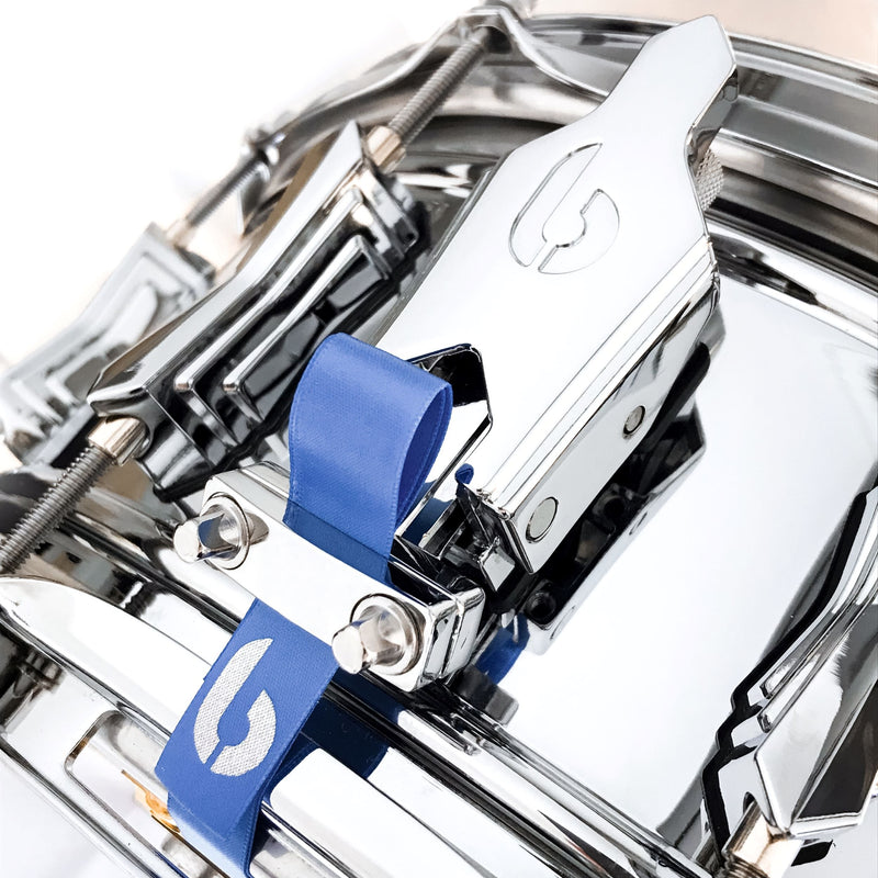 British Drum Co Bluebird 6″×14″ Chrome‑Over‑Brass Snare Drum