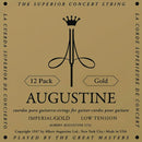 Augustine Imperial/Gold Low Tension Nylon Guitar Strings - 12 Packs of 6 Strings