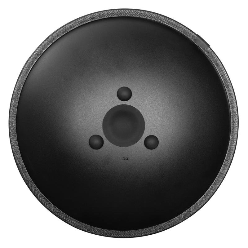 Sela Melody 14" D Kurd Tongue Drum – Black with Bag - SE380