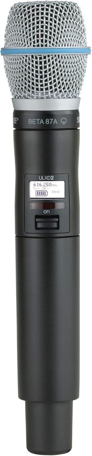 Shure ULXD2/B87A‑H50 Digital Wireless Transmitter w/ Beta 87A Capsule