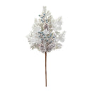 Melrose Flocked Pine Berry Spray (Set of 2)