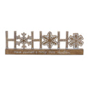 Melrose Ho Ho Ho Tabletop Sentiment Sign (Set of 2)