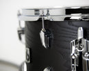 British Drum Co Raven Club Drum Shell Kit (12", 16", 22") - Black Ash Birch