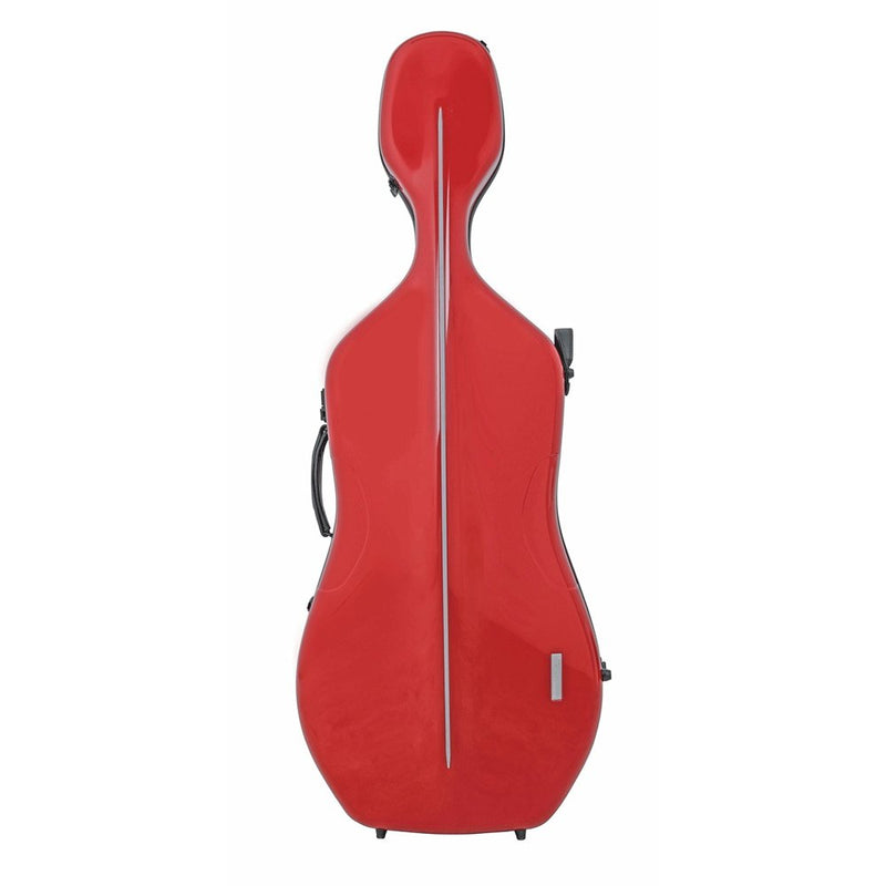 GEWA Air 3.9 4/4 Cello Case - Backpack Straps - Red with Black Interior
