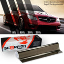 Scorpion Carbon 35% Window Tint Roll CS35B36