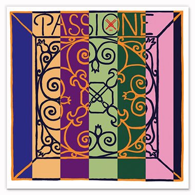 Pirastro Passione Solo 4/4 Medium Gauge Violin String Set - Loop-End E