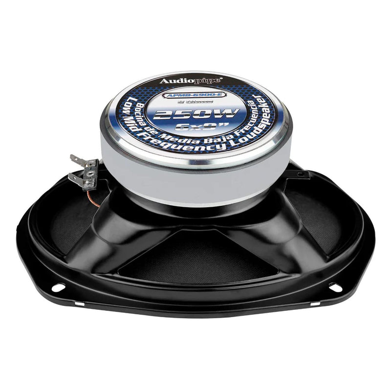 Audiopipe Pair 6x9 Low Mid Frequency Midrange Speaker 8 Ohm 125W RMS APMB-6900E