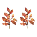 Melrose Metallic Harvest Leaf Spray (Set of 2)