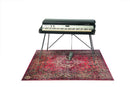 Drum N Base Vintage Persian Style Drum Rug – Original Red, 5.34' x 4.65'