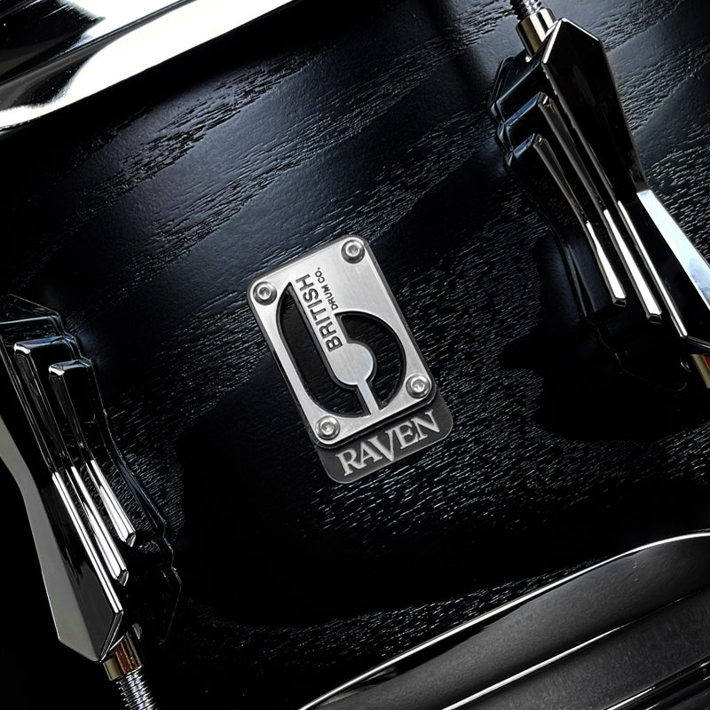 British Drum Co Raven Birch Snare 6″ × 14″ – Palladium Hardware