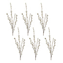 Melrose Pussy Willow Twig Spray (Set of 6)