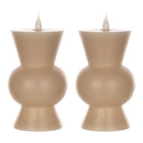 Melrose Simplux Designer LED Candle with remote (Set of 2)