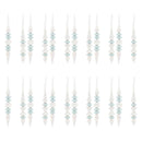 Melrose Iridescent Finial Drop Ornament (Set of 24)