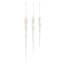 Melrose Glass Icicle Ornament (Set of 18)