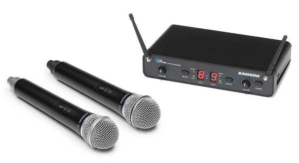 Samson Concert 288 - Handheld Dual-Channel Wireless Microphone System - H-Band