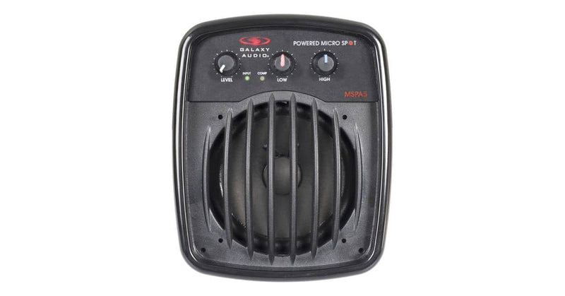Galaxy Audio MSPA5 Powered Micro Spot Compact PA Speaker System