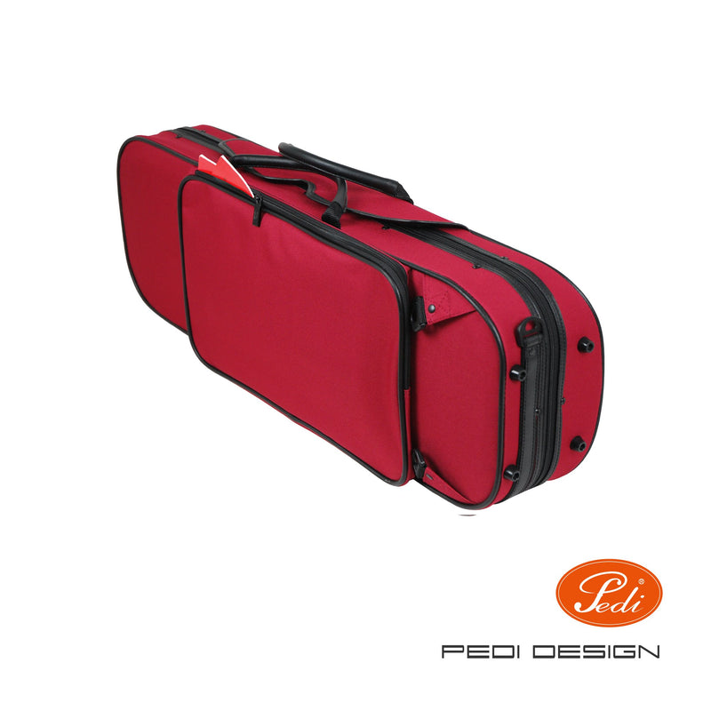 Pedi NiteFlash Viola Case 16.5" Red with Steel-Shield & Reflective Strips