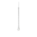 Melrose Clear Beaded Glass Icicle Drop Ornament (Set of 6)