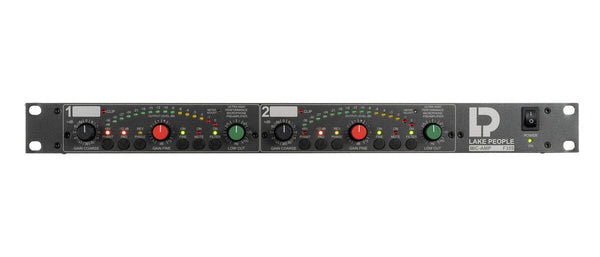 Lake People F355 2‑Channel Mic Preamp Ultra‑Low Noise – Rackmount 1U