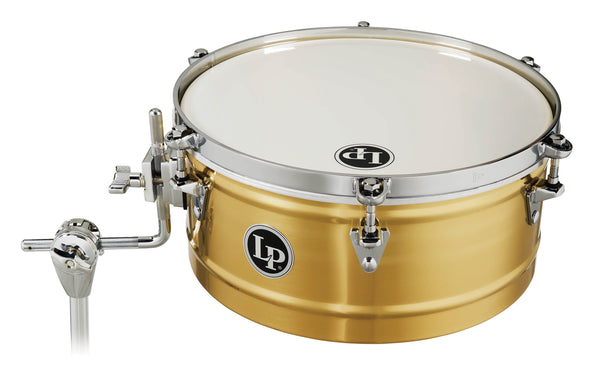 Latin Percussion LP6514-B 14" Brass Banda Drumset Timbale with Mount