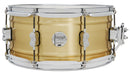 PDP PDSN6514NBBC Concept Series 6.5x14" Snare Drum – Brushed Brass Shell