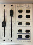 Behringer BCF2000 White USB MIDI Motorized Fader Control Surface Preowned