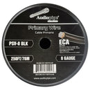 Audiopipe Flexible Power Cable 8 Gauge 250 Foot Black PSV8BLK