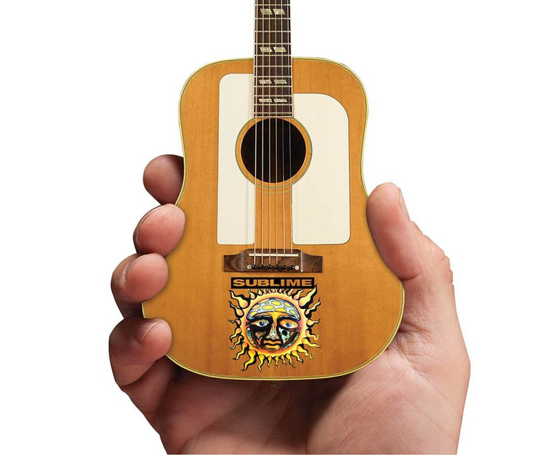 Iconic Concepts Sublime Acoustic Guitar Miniature Replica with Sun Face Logo