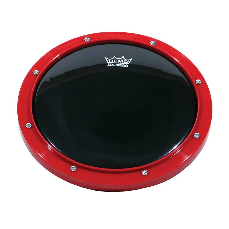 Remo 8" Red Tunable Practice Pad with Ebony Head RT-0008-58