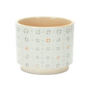 Melrose Blush Patterned Stacking Pot Set of 3 Planter, Dolomite